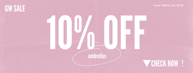 Waterfront　SALE　10%OFF　日傘　傘