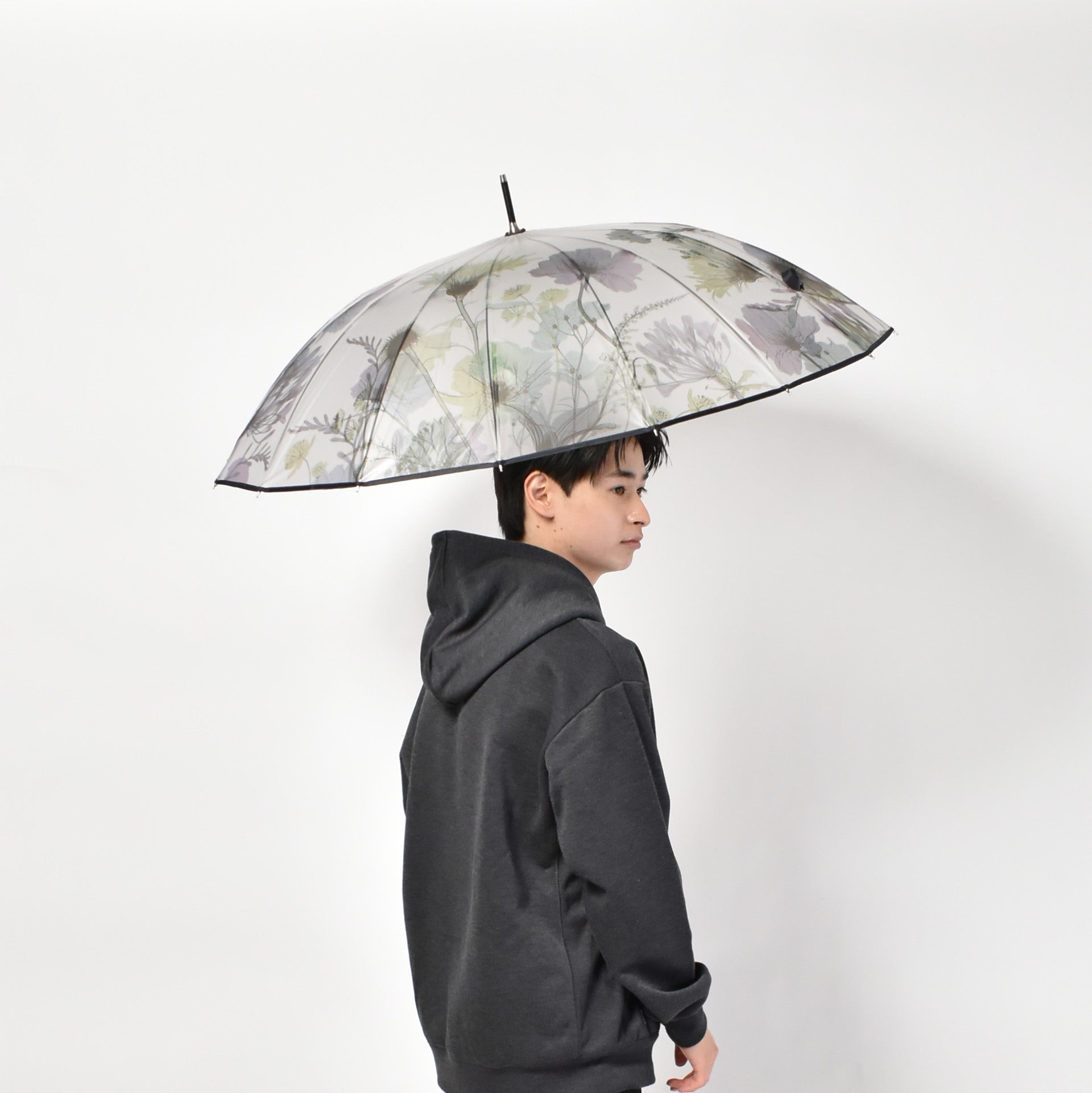傘｜ビニール傘・16本骨・プレゼント｜memorif. 花びらき 55cm Waterfront