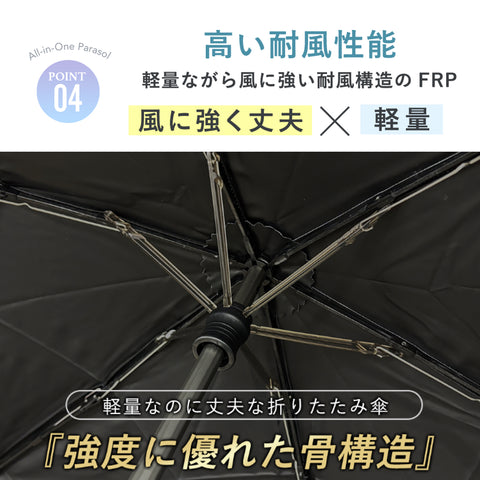 [3-tier folding umbrella] COKAGE+ heat shielding parasol 