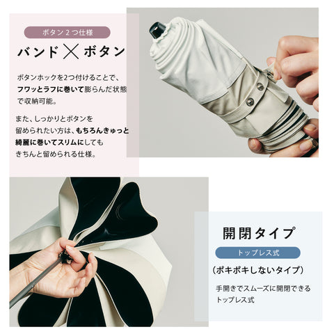 [3-tier folding umbrella] COKAGE+ heat shielding parasol 