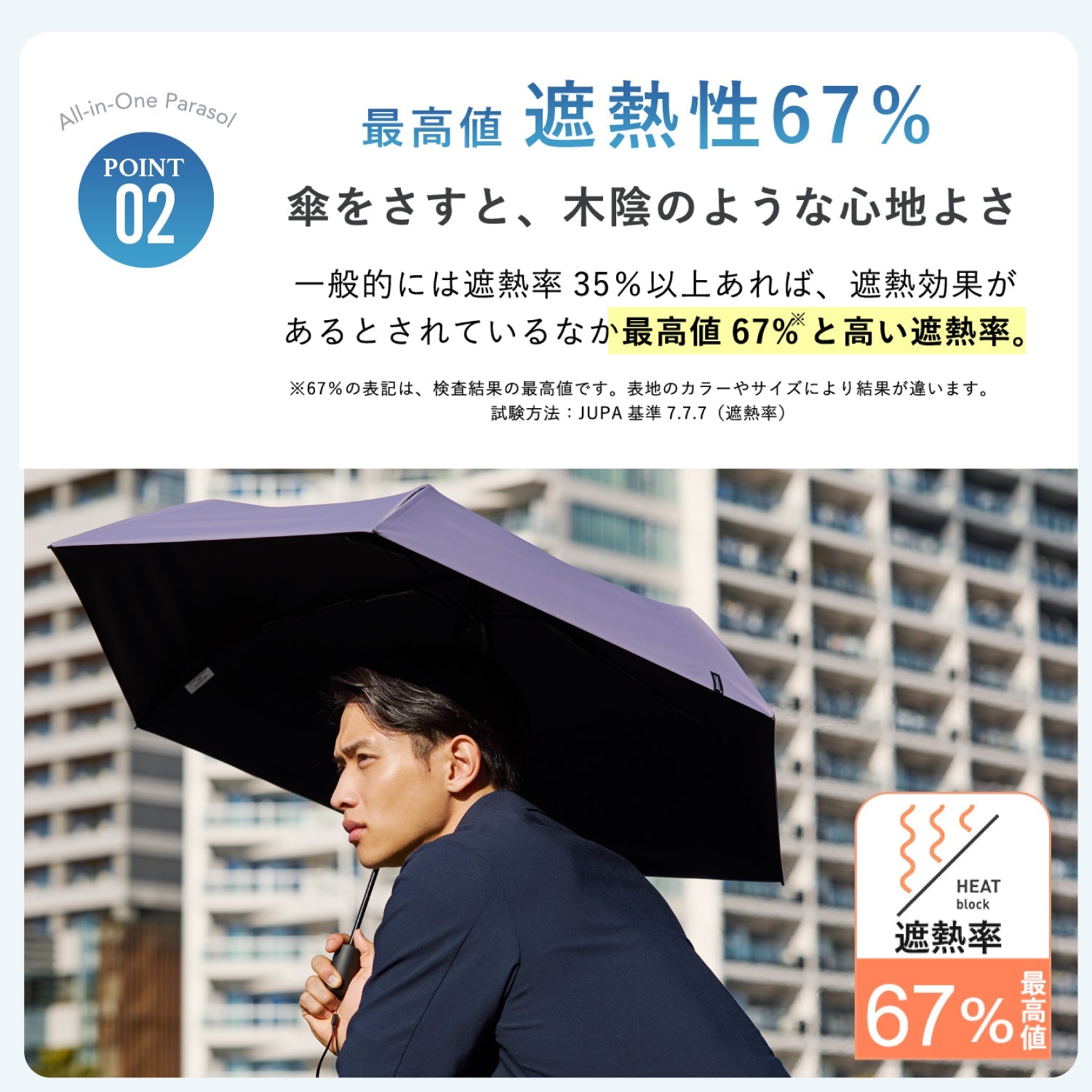 日傘|完全遮光・自動開閉・サマーシールドⅡ採用|COKAGE+ ACTIVE 日傘|完全遮光・自動開閉・サマーシールドⅡ採用|COKAGE+ ACTIVE