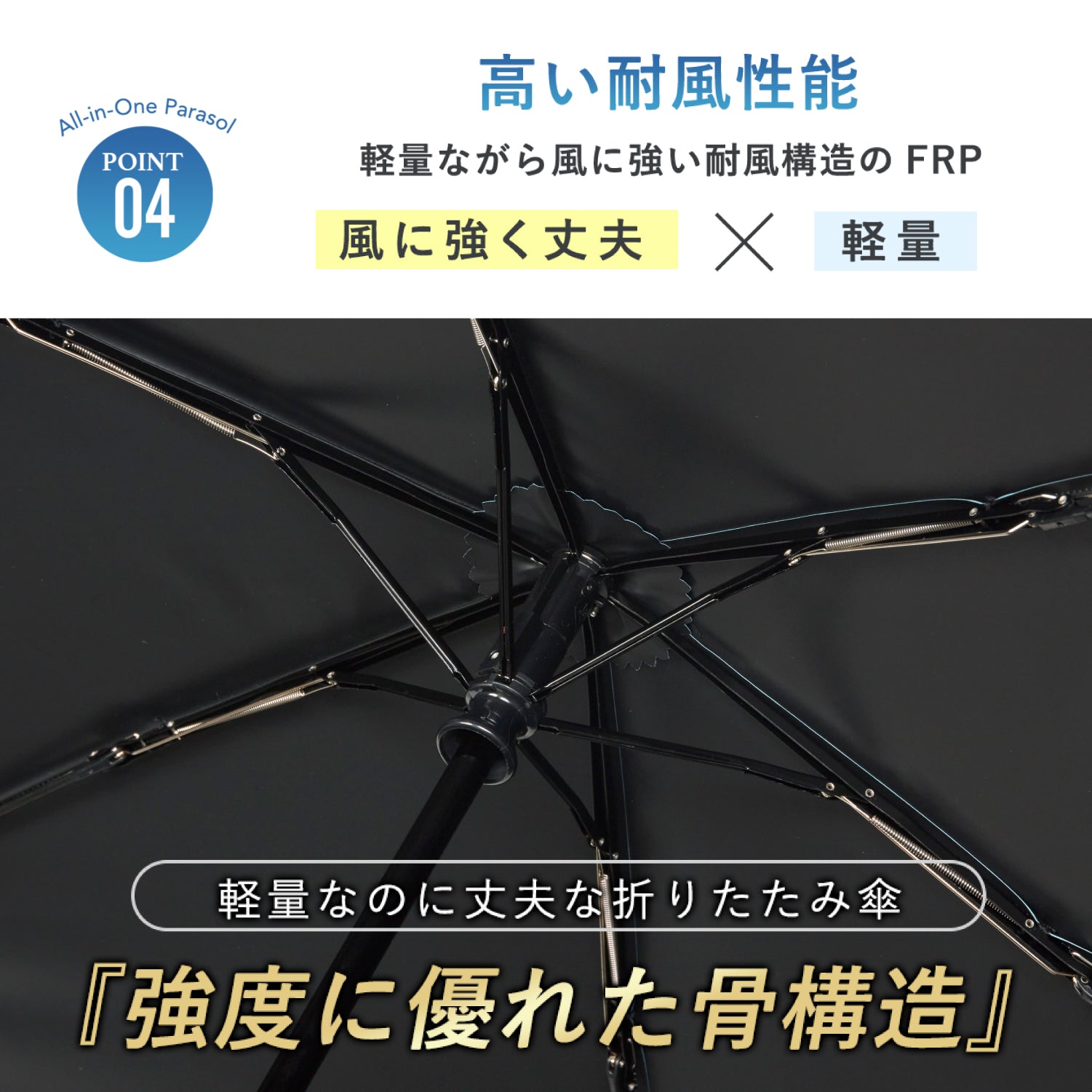 日傘｜完全遮光・自動開閉・サマーシールドⅡ採用｜COKAGE+ ACTIVE
