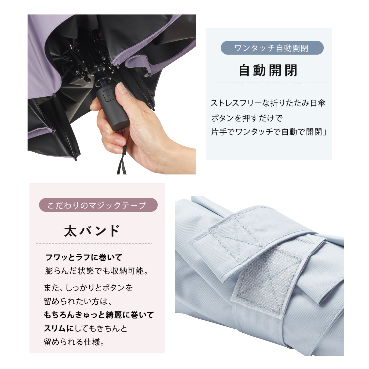 日傘｜完全遮光・自動開閉・サマーシールドⅡ採用｜COKAGE+ ACTIVE