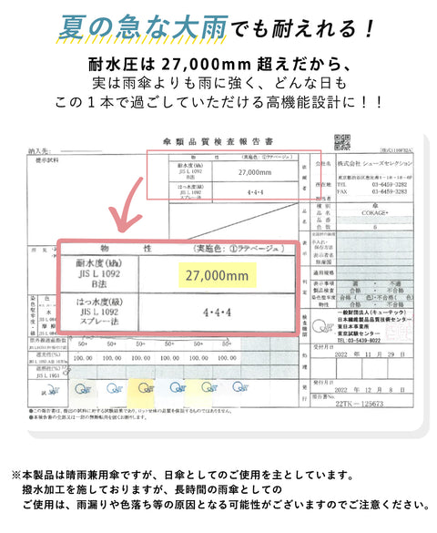 COKAGE+ ACTIVE 自動開閉 55cm 折