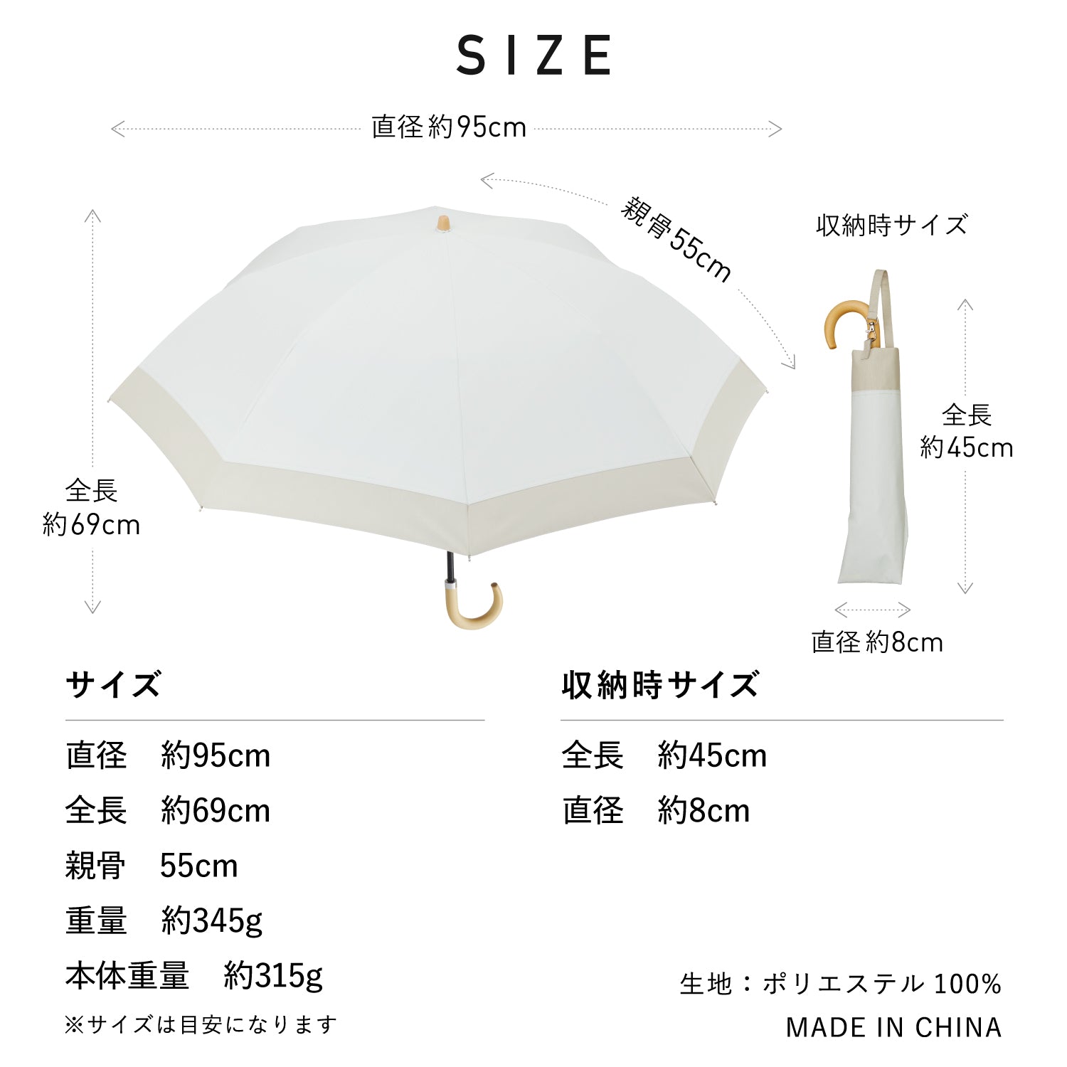 新品・未開封品 COKAGE+ 木手元 55cm 2WAY ライラック 最高水準の日傘