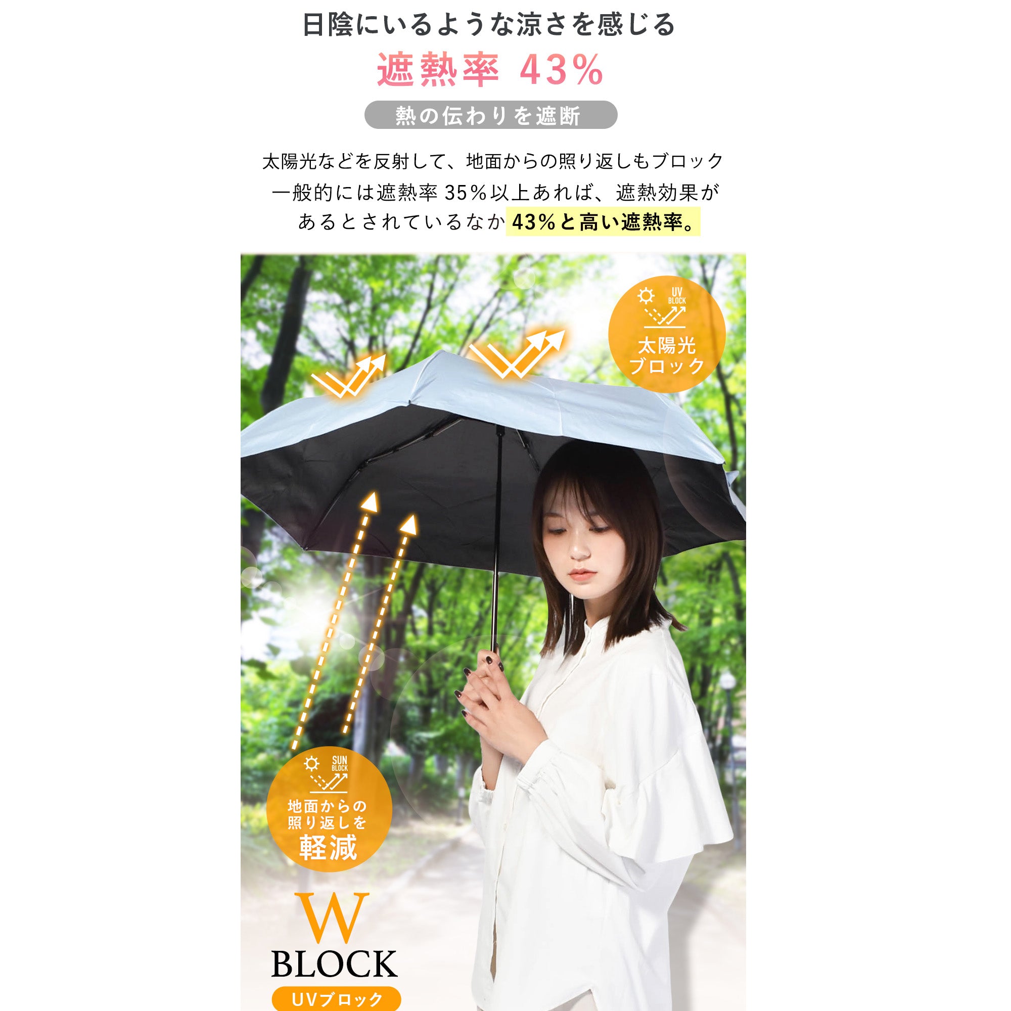 NEW極軽カーボン UVブロック 50cm