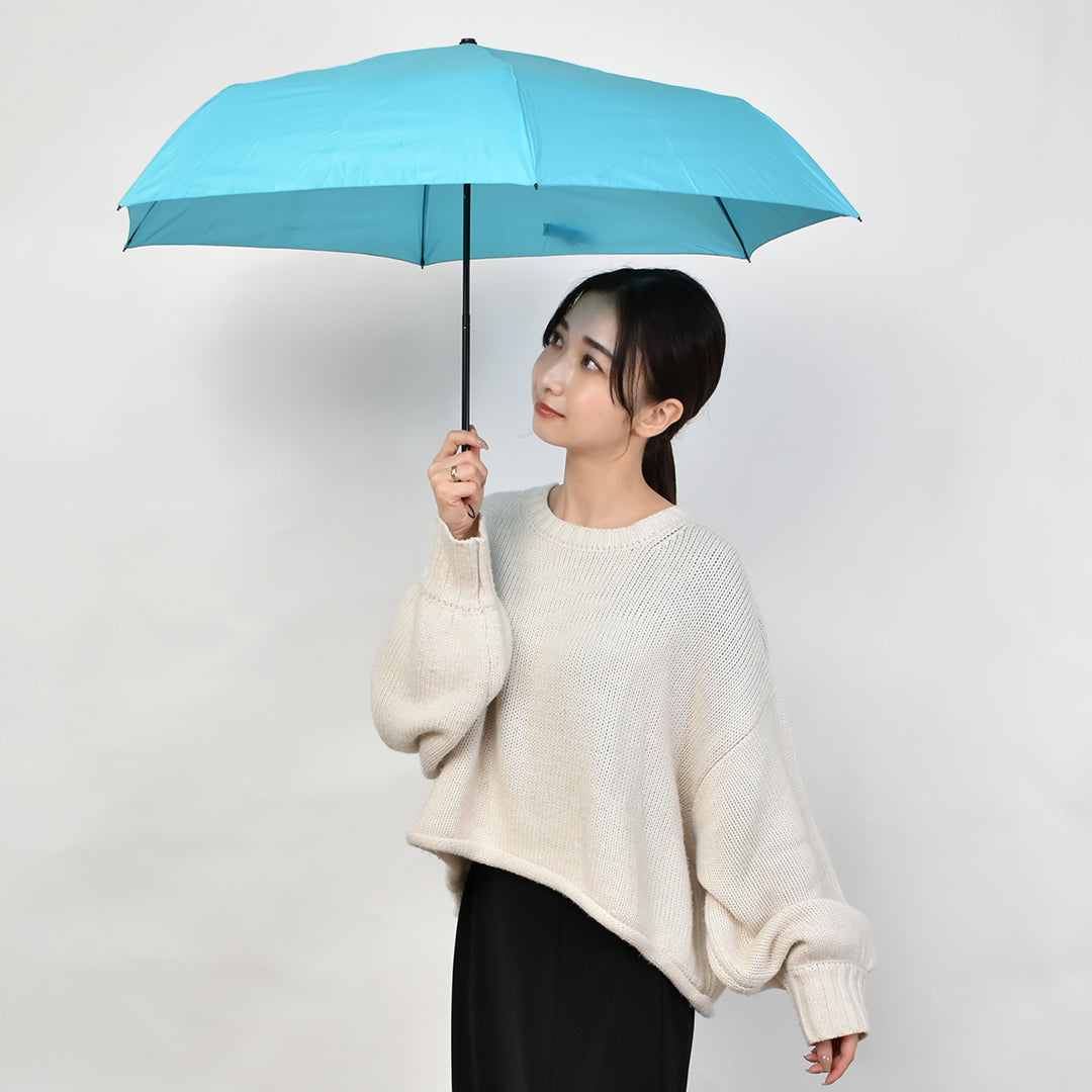 NO 53 ぴけろう 三角お屋根の簡単移動 モスグリーン3段 折りたたみ傘｜超軽量100g・スマホより軽い・コンパクト｜NEW極軽