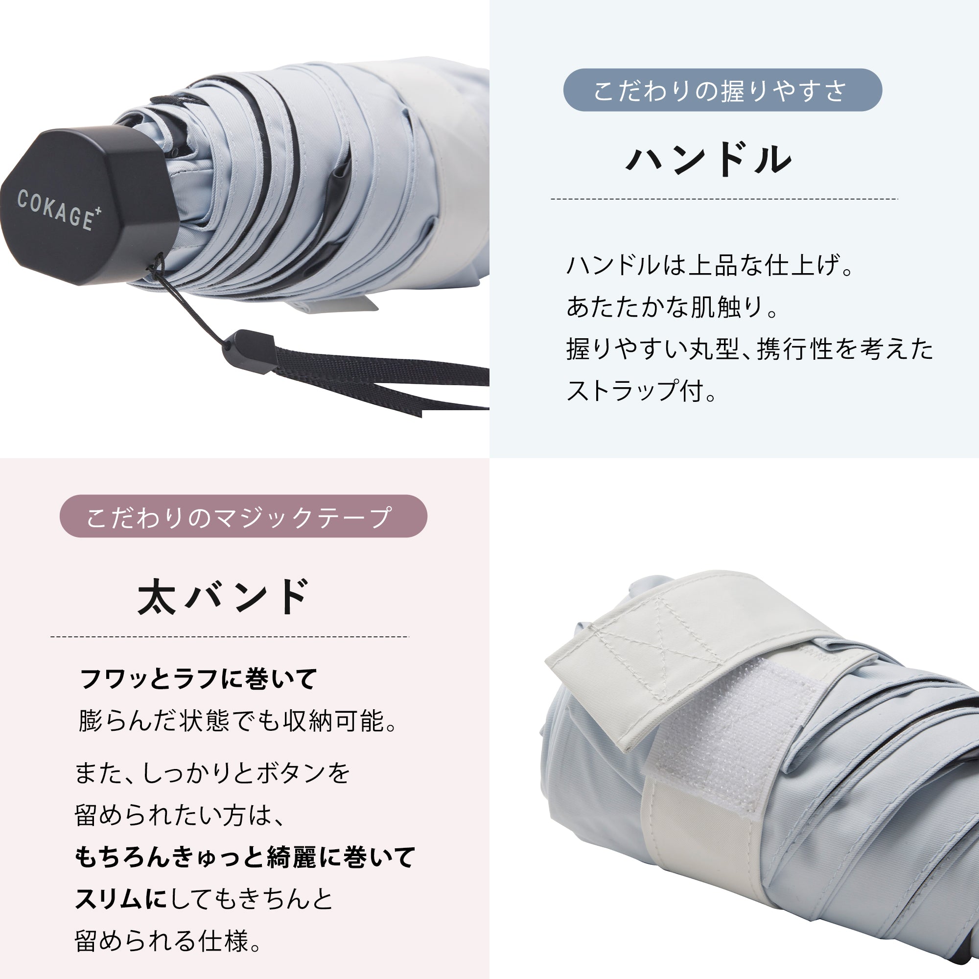 5-Fold Mini Folding Umbrella] COKAGE+ ACTIVE 5-Fold Mini 50cm