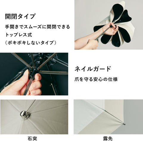 [3-tier folding umbrella] COKAGE+ heat shielding parasol 
