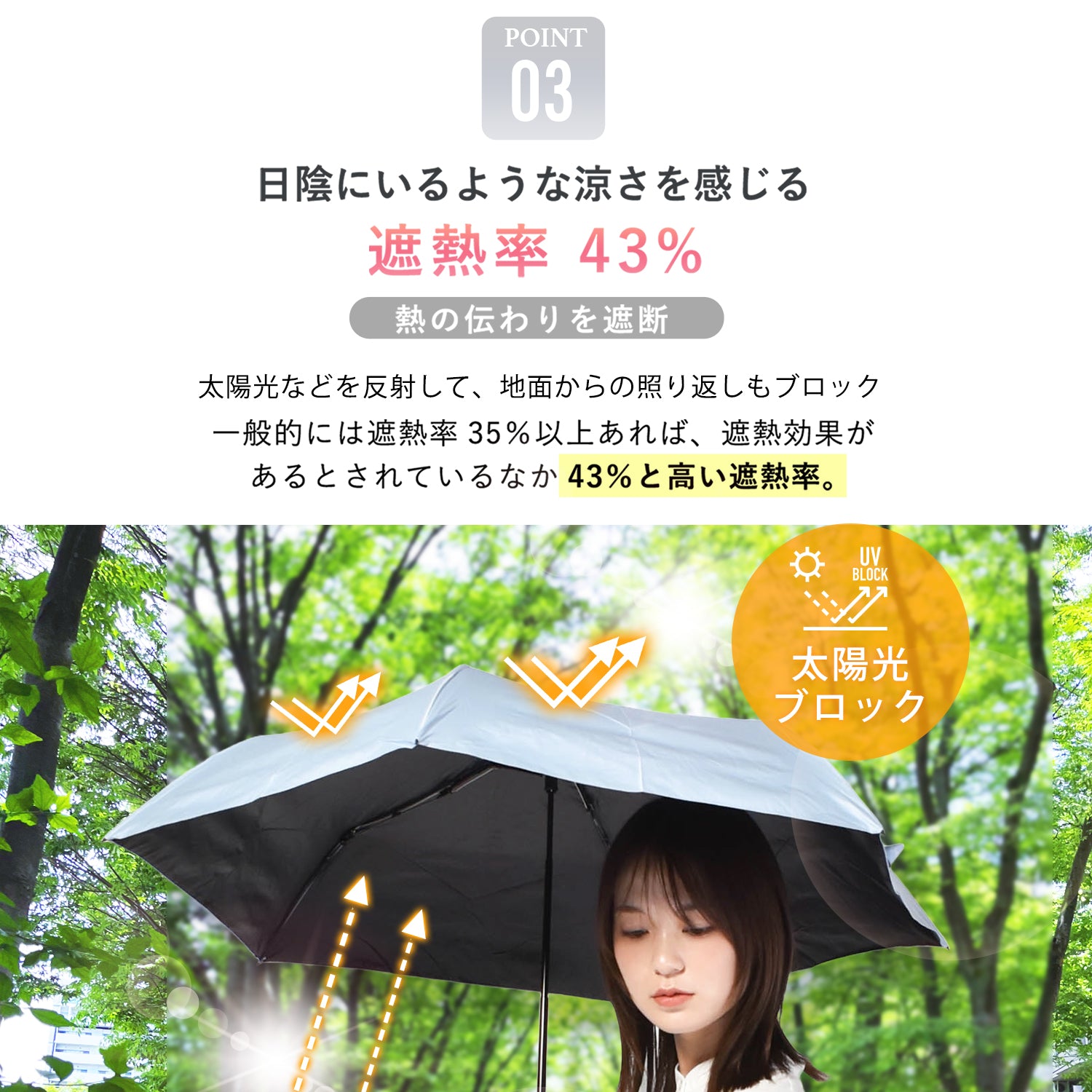 日傘｜遮光率100%・超軽量130g・コンパクト｜NEW極軽カーボン UV