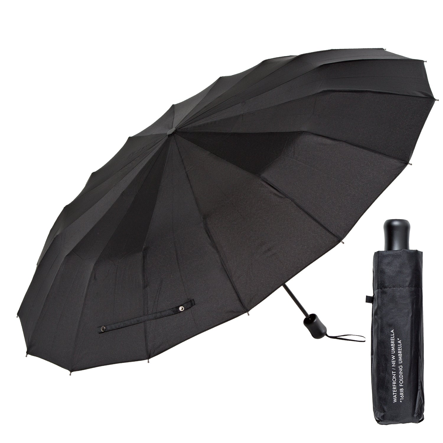 16本骨の折りたたみ晴雨兼用傘｜16RIB Folding Umbrella – Waterfront