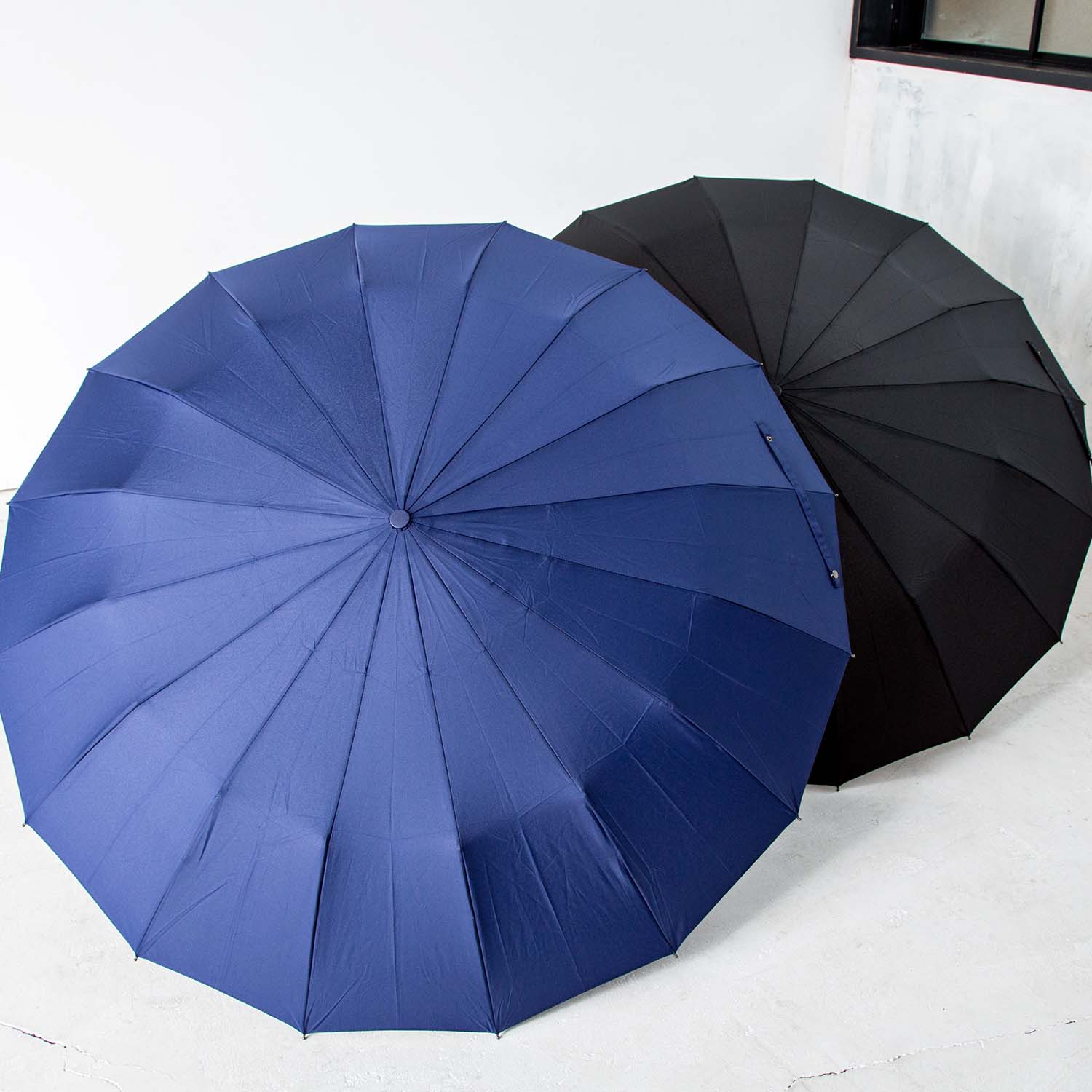 16本骨の折りたたみ晴雨兼用傘｜16RIB Folding Umbrella – Waterfront